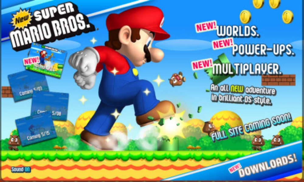 mario bros wallpaper. New Super Mario Bros wallpaper