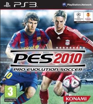 Pro Evolution Soccer 2010 box artwork (PS3) Pro Evolution Soccer 2010 box artwork (PS3)