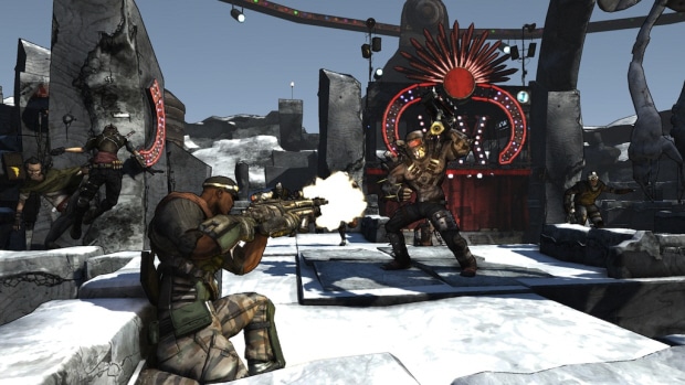 Borderlands DLC 2 Mad Moxxi's Underdome Riot screenshot. Click for big pic Borderlands DLC 2 Mad Moxxi's Underdome Riot screenshot