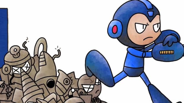 Mega Man alphabet