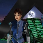 Perfect Dark city skyscraper wallpaper 1