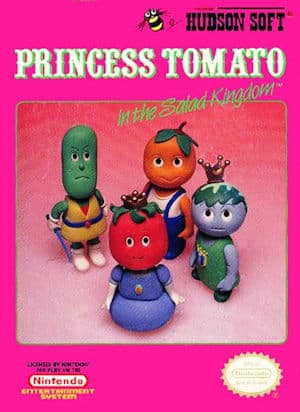 Princess Tomato in the Salad Kingdom NES boxart