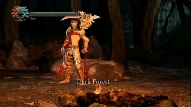 Dante's Inferno Dark Forest walkthrough screenshot. Click for big pic Dante's Inferno Dark Forest walkthrough screenshot
