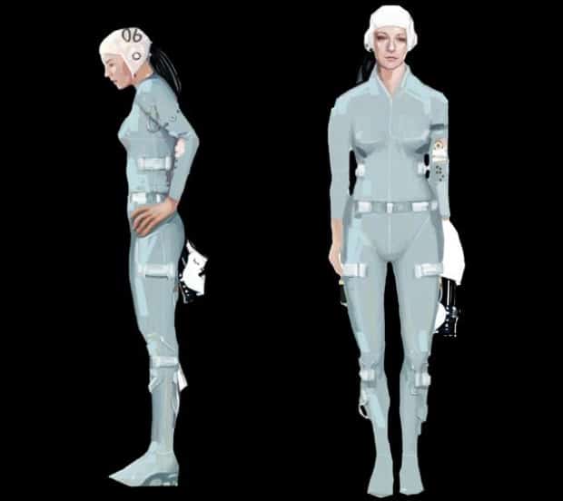 portal 2 chell face. hair portal 2 chell redesign.