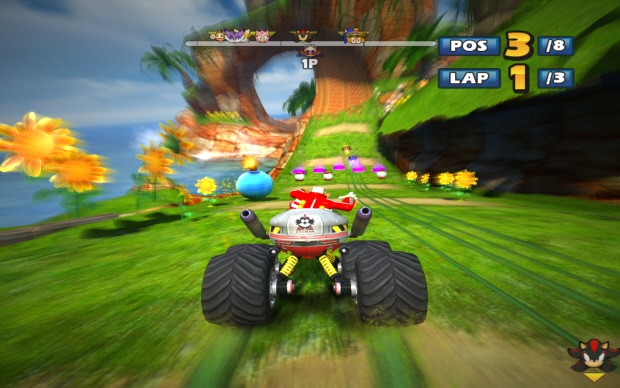 Sonic & Sega All-Stars Racing walkthrough screenshot. Click for big pic Sonic & Sega All-Stars Racing walkthrough screenshot