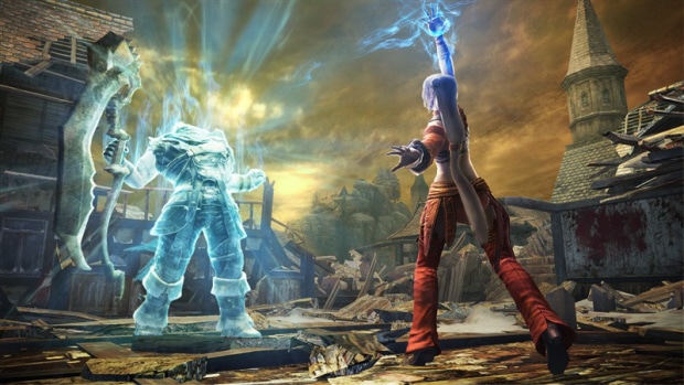 Knight's Contract artwork videogame from Namco (Xbox 360, PS3)