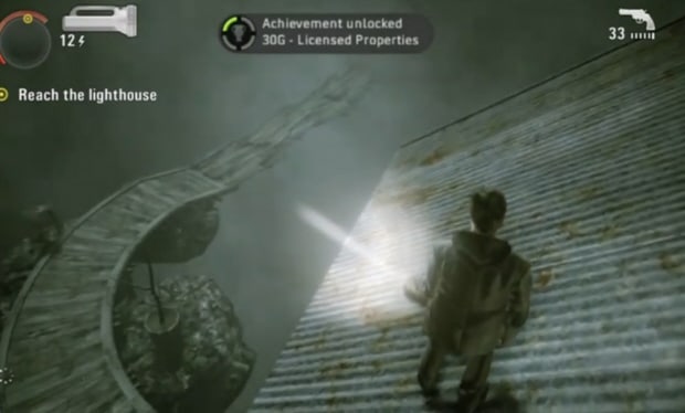 Alan Wake: The Writer Night Springs videogame guide screenshot. Licensed Properties Achievement