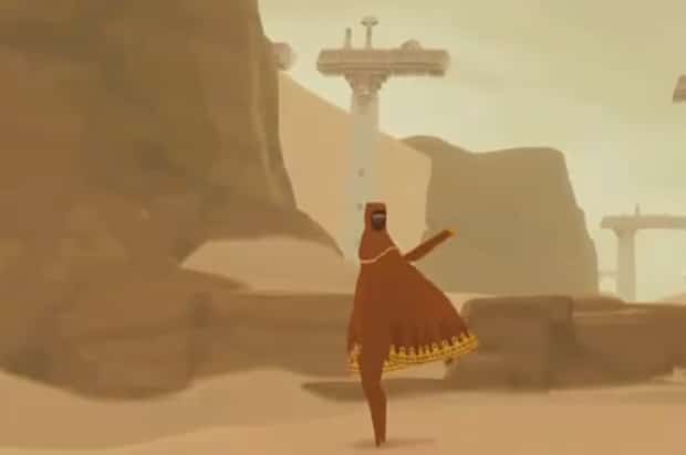 Journey game PSN screenshot from thatgamecompany