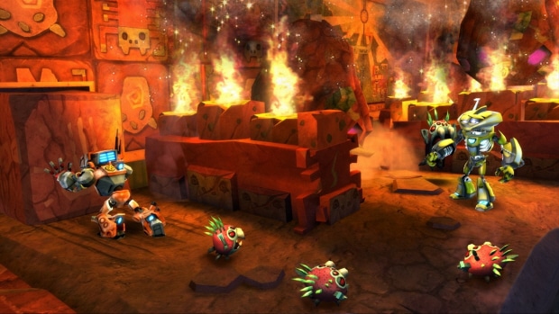 Spare Parts gameplay screenshot. Co-op puzzles (XBLA, PSN). Click for big pic Spare Parts gameplay screenshot. Co-op puzzles (XBLA, PSN)