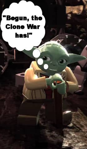 Lego Star Wars 3 is sure