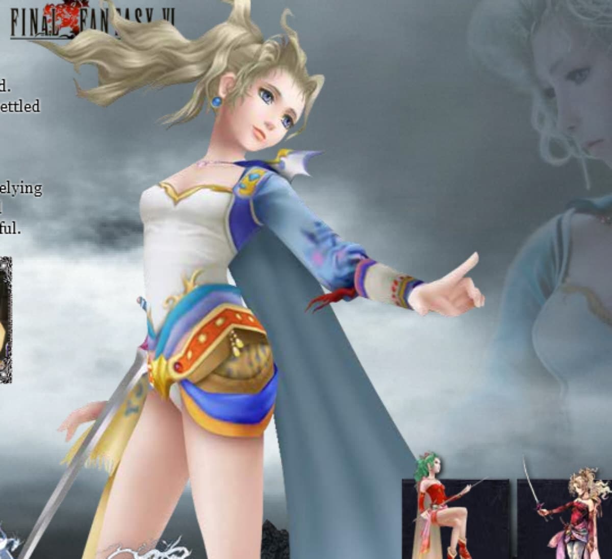 Dissidia 012 Final Fantasy Characters List (PSP)