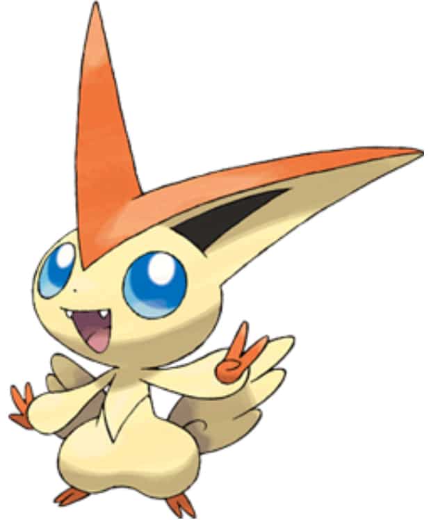 Victini Pokemon Black and White artwork Legendary special