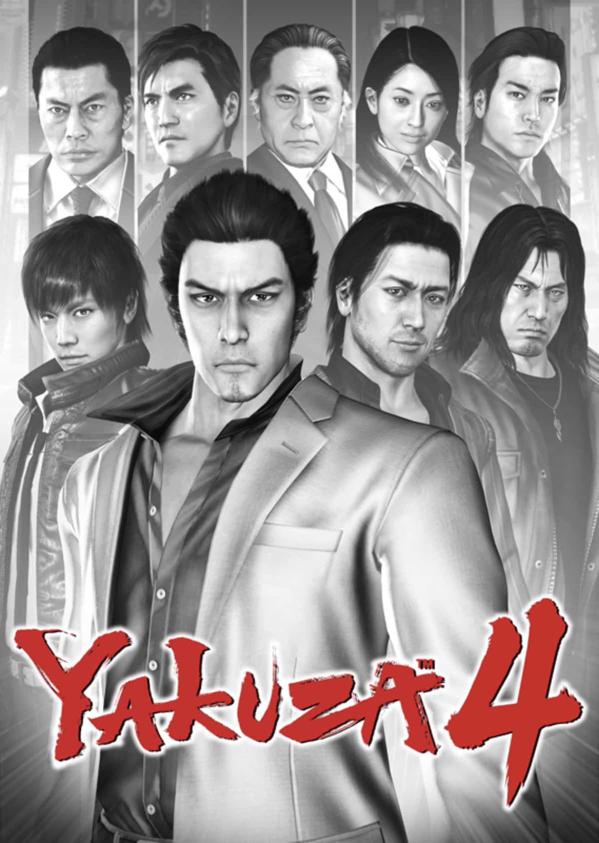 Yakuza 4 characters artwork