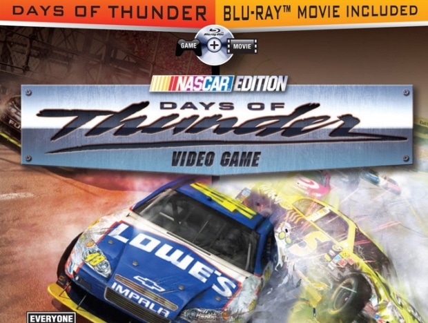 Days of Thunder: NASCAR Edition movie & game combo pack. Click for big pic Days of Thunder: NASCAR Edition movie & game combo pack