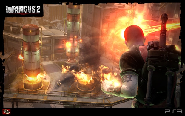 Infamous 2 wallpaper - Aerial Explosion ftw! Click for big pic Infamous 2 wallpaper - Aerial Explosion ftw!