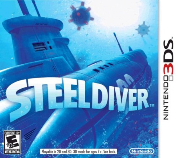 Steel Diver American box artwork for Nintendo 3DS. Click for big pic Steel Diver American box artwork for Nintendo 3DS