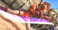 Sexy Natsu in Soulcalibur V gameplay screenshot