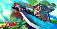 Zelda: Skyward Sword Wallpaper Beautiful Watercolor Zelda: Skyward Sword Wallpaper Beautiful Watercolor-style by Arkazain