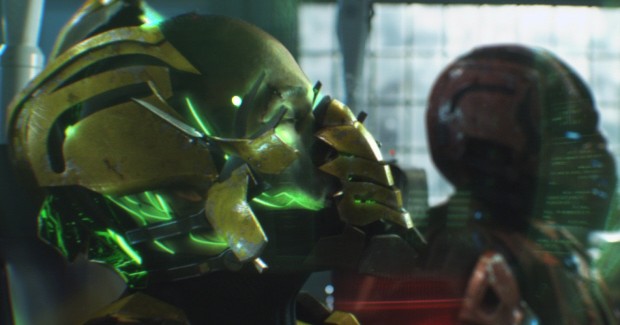 Cyrax and Sektor of Mortal Kombat Legacy TV Show (Screenshot)