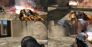 Serious Sam 3: BFE Screenshot Showing Off Four-Player Splitscreen Multiplayer On PC & Console!
