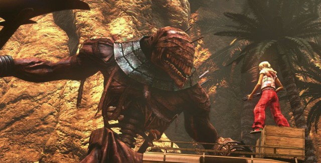 The Secret World Gameplay Screenshot - Giant Mummy, Small Girl