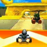 Mario Kart 7 Metal Mario Screenshot of New Playable Character