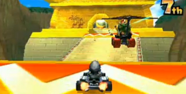 Mario Kart 7 Metal Mario Screenshot of New Playable Character