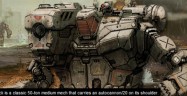 MechWarrior Online art of Hunchback mech