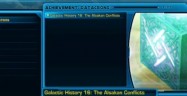 Star Wars: The Old Republic Achievements Window Star Wars: The Old Republic Achievements Window