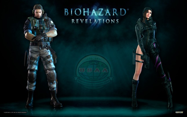 Resident Evil Revelations Jessica Chris Wallpaper 