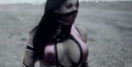Mileena Live-Action Model In Mortal Kombat Promo Mileena Live-Action Model In Mortal Kombat Promo