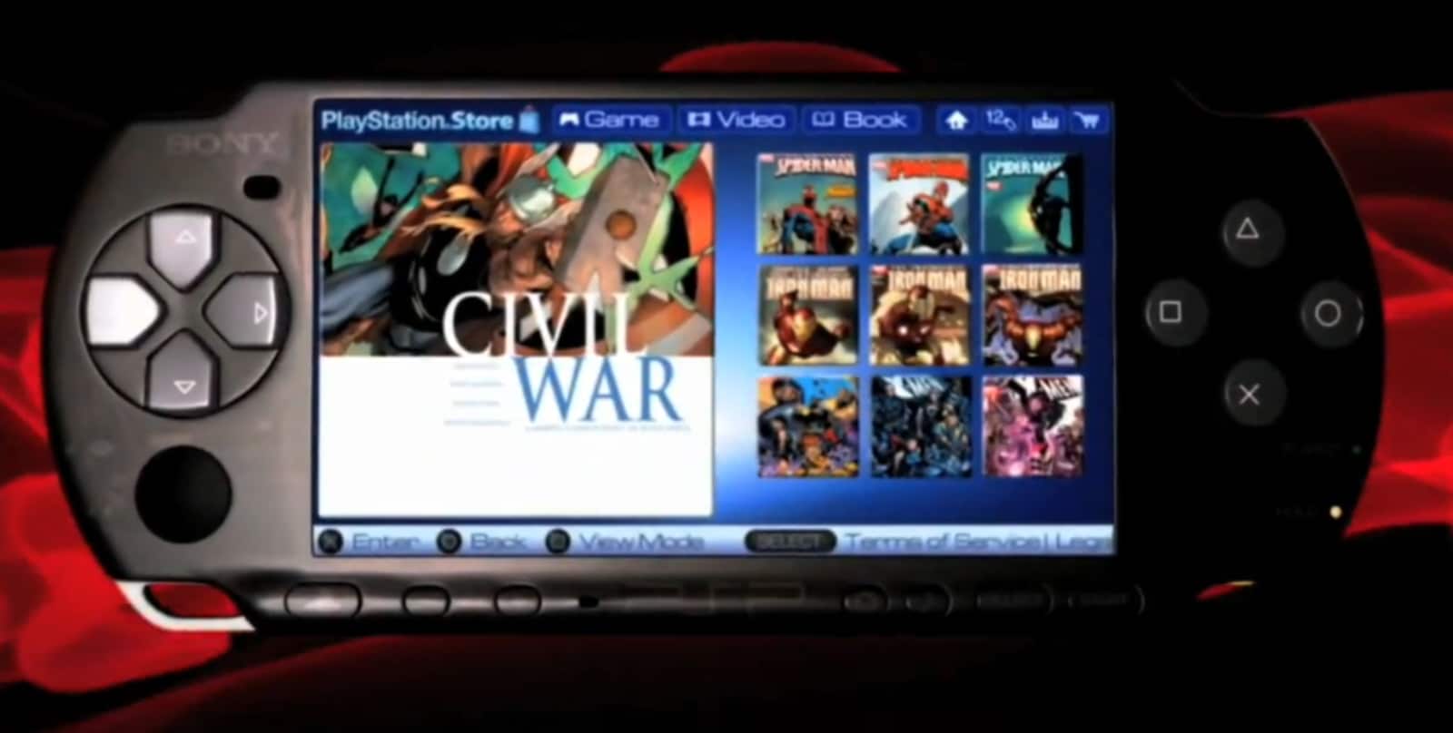 Gøre klart overliggende titel PSP Digital Comics gets last update - Video Games Blogger