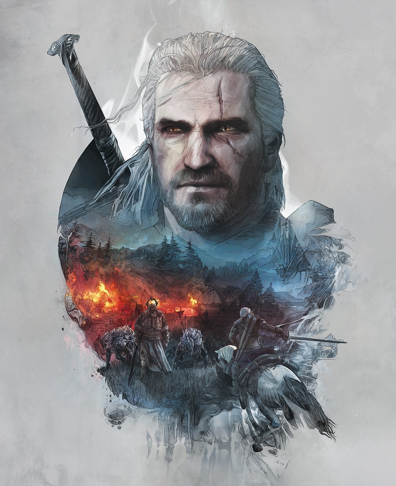 The Witcher 3 Skellige Front Cover Art - 1292 x 1585 jpeg 338kB