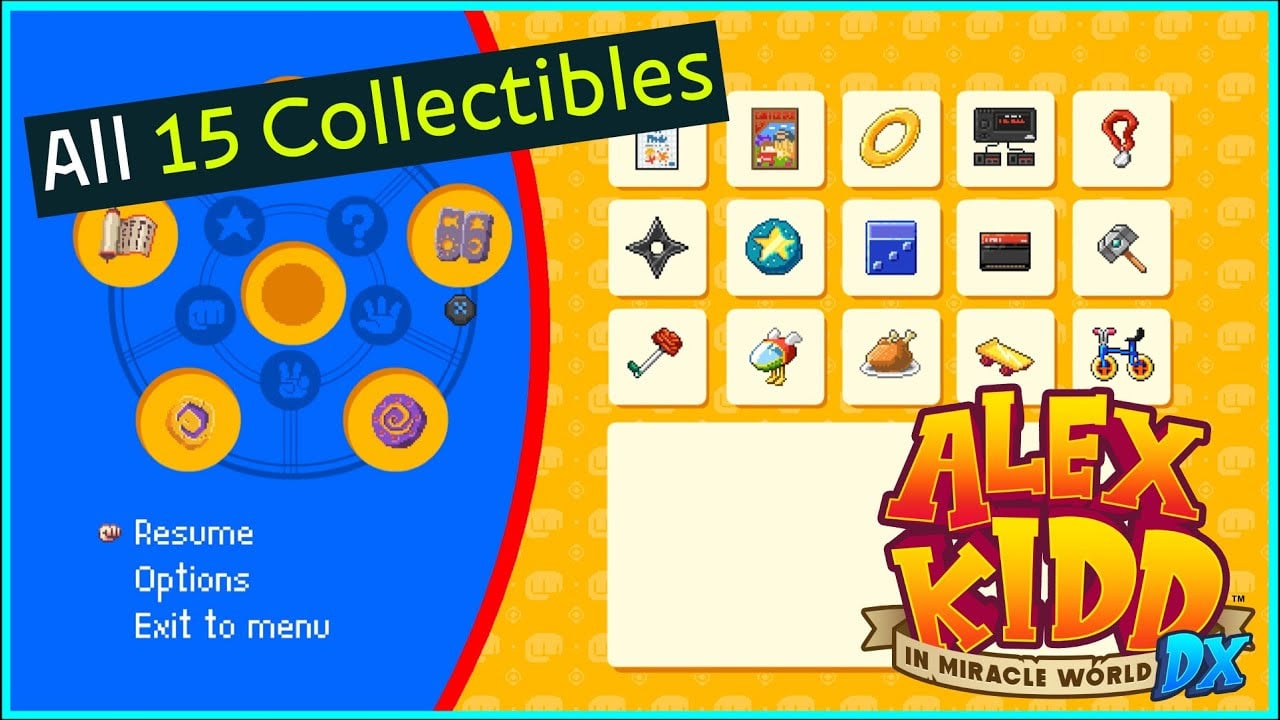Alex Kidd in Miracle World DX Collectibles